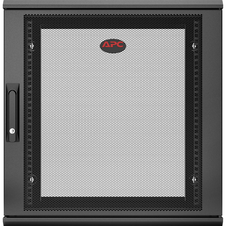 APC by Schneider Electric NetShelter WX 12U Single Hinged Wall-mount Enclosure 400mm Deep AR112SH4