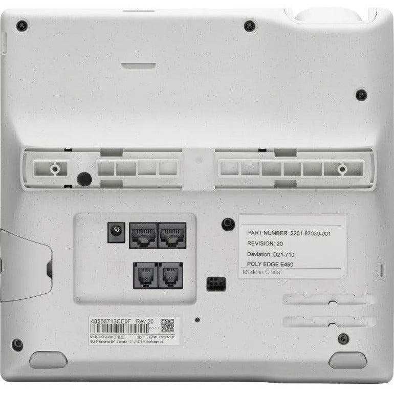 Téléphone IP Poly Edge E400 - Filaire - Filaire - NFC - Bureau, Montage mural - Conforme TAA 2200-87835-025