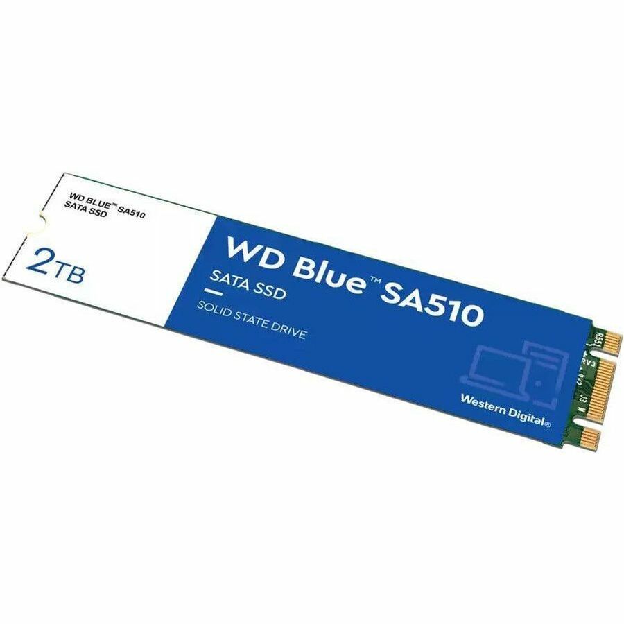Disque SSD WD Blue SA510 WDS200T3B0B 2 To - M.2 2280 interne - SATA (SATA/600) WDS200T3B0B