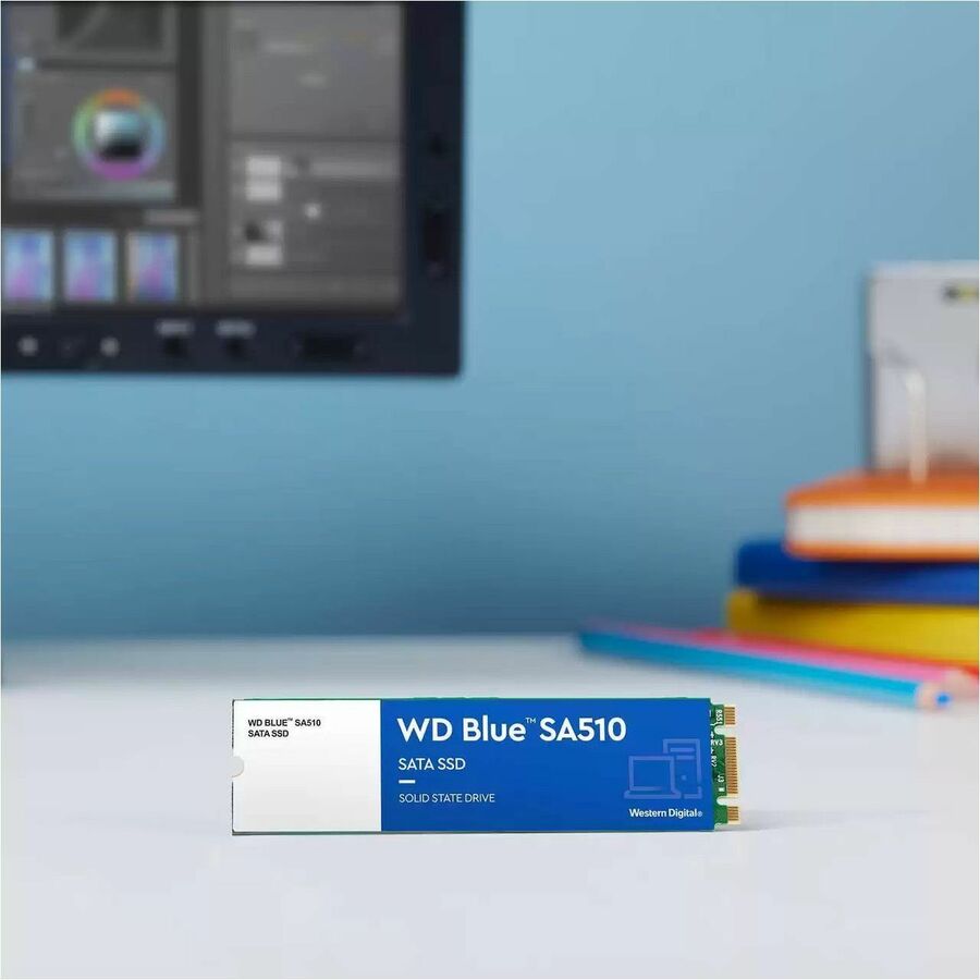 WD Blue SA510 WDS200T3B0B 2 TB Solid State Drive - M.2 2280 Internal - SATA (SATA/600) WDS200T3B0B