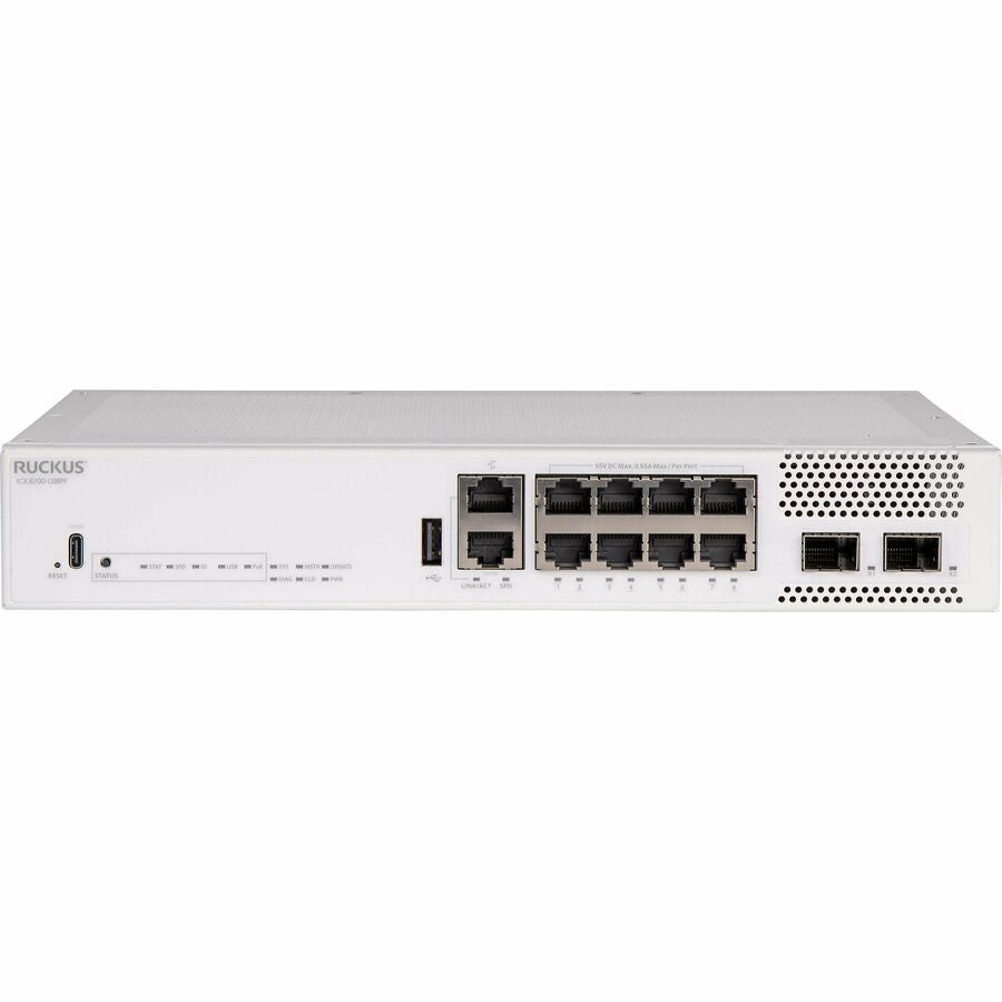 Ruckus Wireless ICX 8200 Ethernet Switch ICX8200-C08PF
