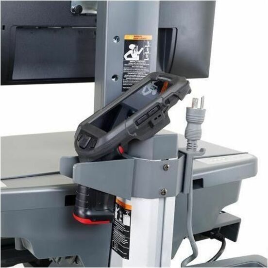 Chariot Ergotron StyleView avec pivot LCD, alimenté par LiFe, US/CA/MX (gris foncé) SV42-8302-1