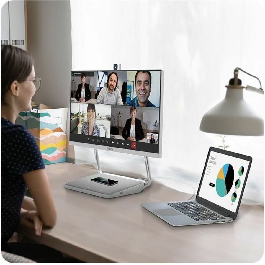 Écran d'équipe Yealink A24 DeskVision 24' pour la collaboration personnelle A24