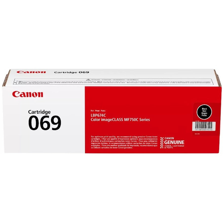 Canon 069 Original Standard Yield Laser Toner Cartridge - Black - 1 Pack 5094C001