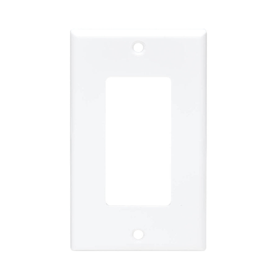 Tripp Lite by Eaton Plaque frontale simple, style Decora – verticale, blanche N042D-100-WH