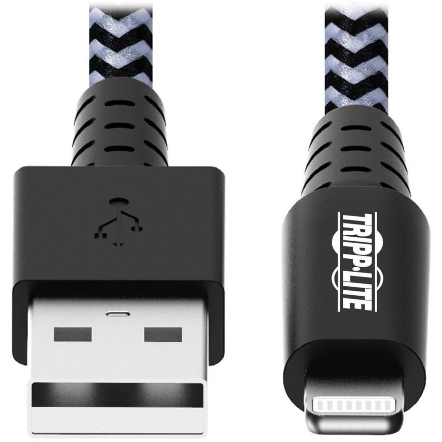 Tripp Lite by Eaton Heavy-Duty USB Sync/Charge Cable with Lightning Connector, 3 ft. (0.9 m) M100-003-HD