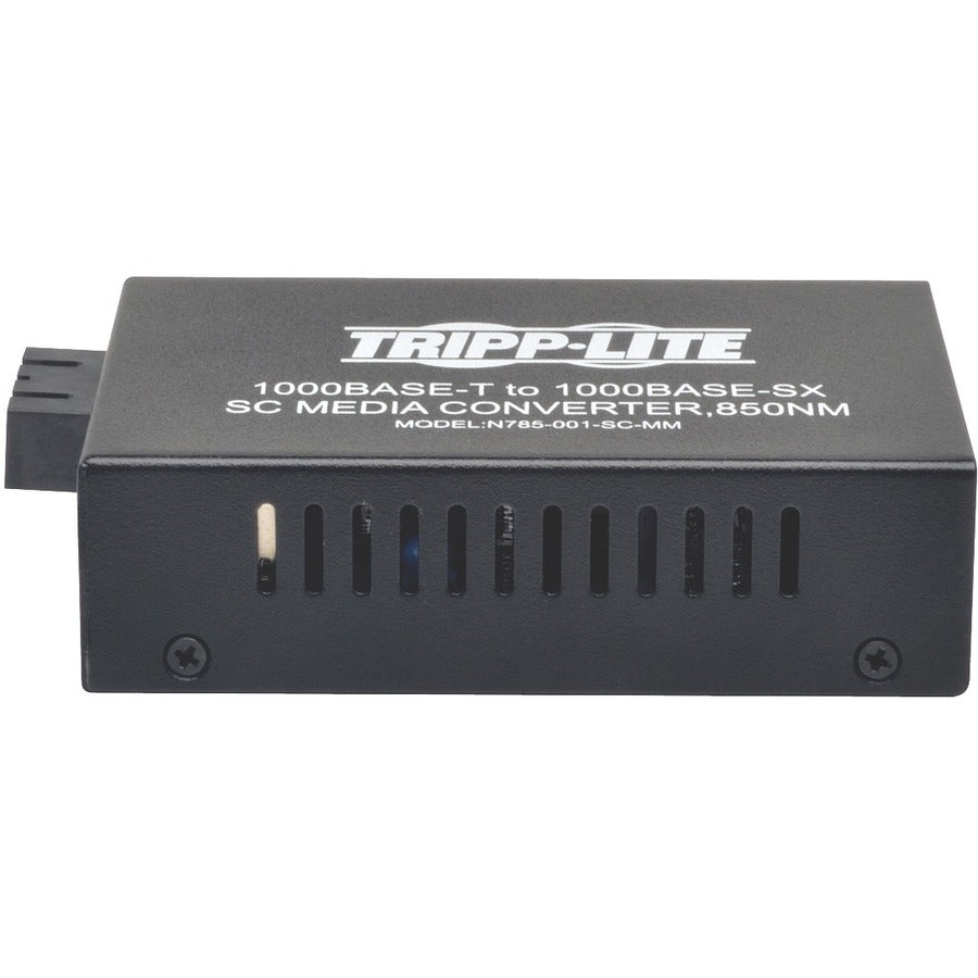 Tripp Lite by Eaton 10/100/1000 SC Multimode Media Converter, 550M, 850nm N785-001-SC-MM