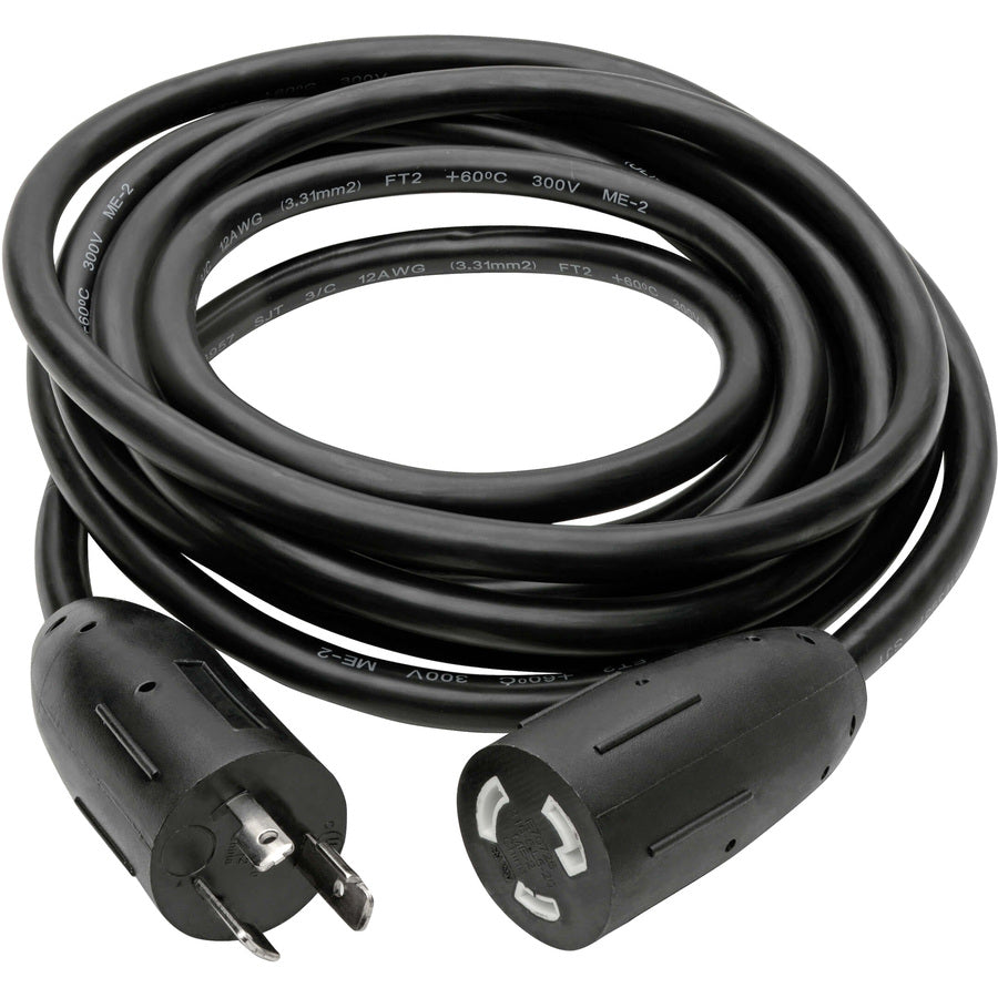 Tripp Lite Câble d'extension de cordon d'alimentation de 4,5 m L5-20P à L5-20R avec connecteurs de verrouillage robuste 20 A 12 AWG 15' P046-015-LL