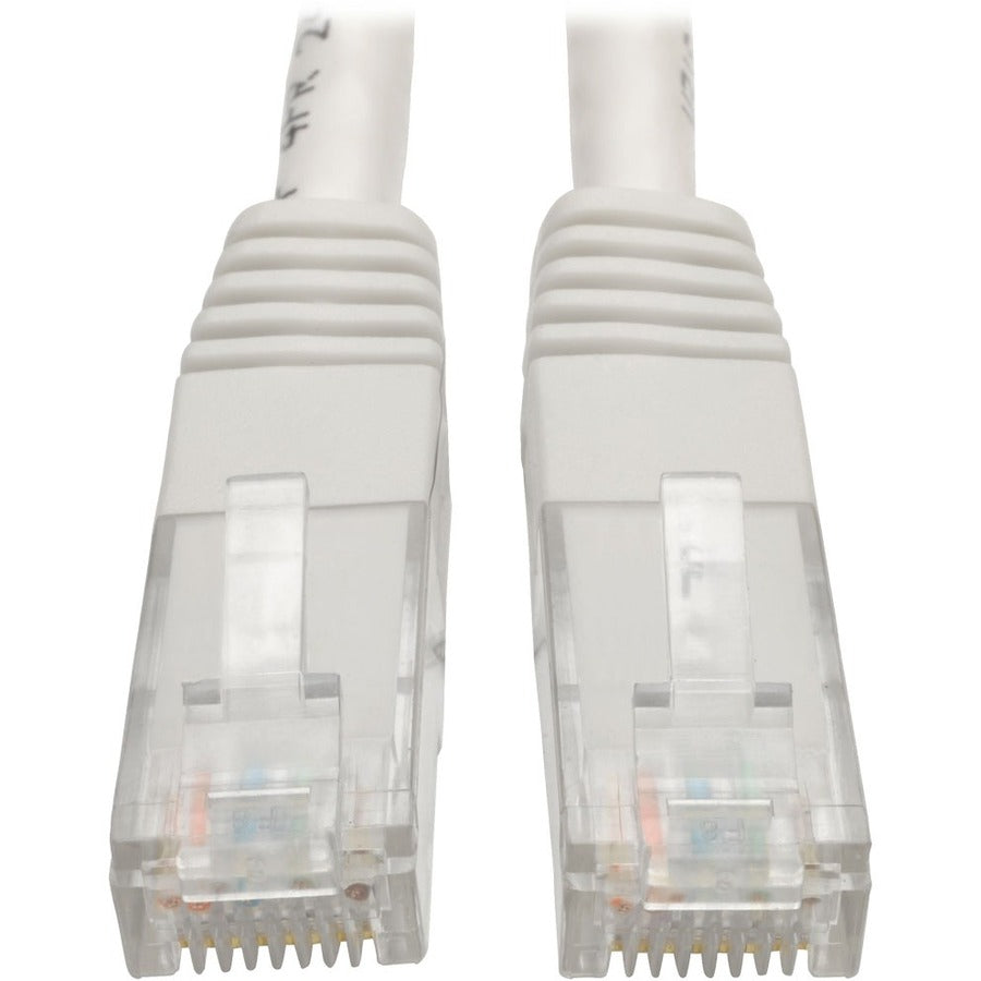 Tripp Lite by Eaton Câble de brassage moulé Gigabit Cat6 (RJ45 M/M), blanc, 3 pieds N200-003-WH