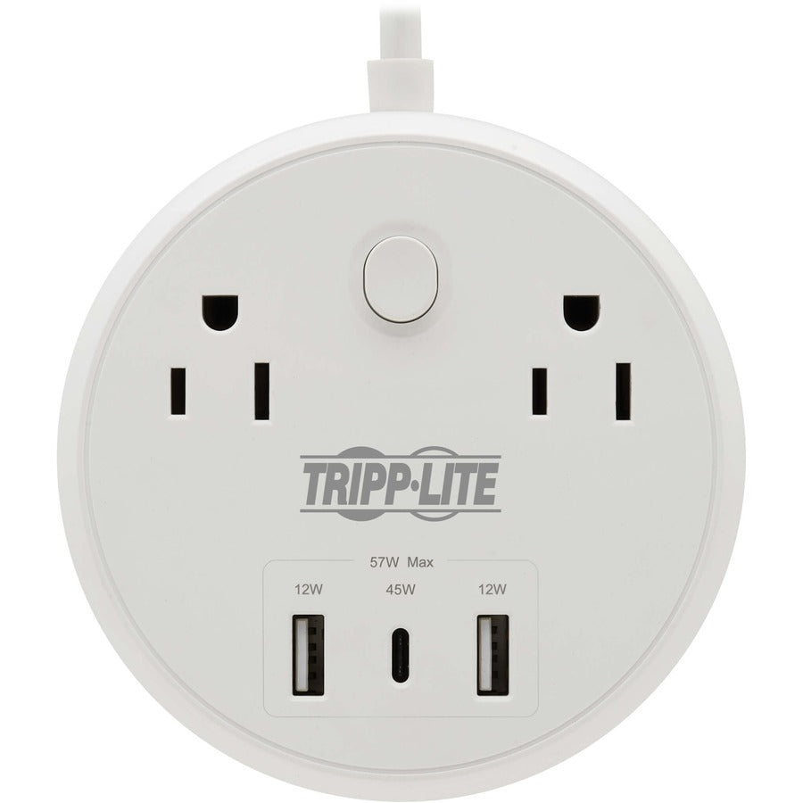 Tripp Lite by Eaton Safe-IT TLP28PD57WCAM 5-Outlets Surge Suppressor/Protector TLP28PD57WCAM