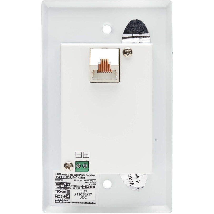 Tripp Lite par Eaton B127A-1A0-FH Récepteur HDMI 1 port sur Cat6 B127A-1A0-FH