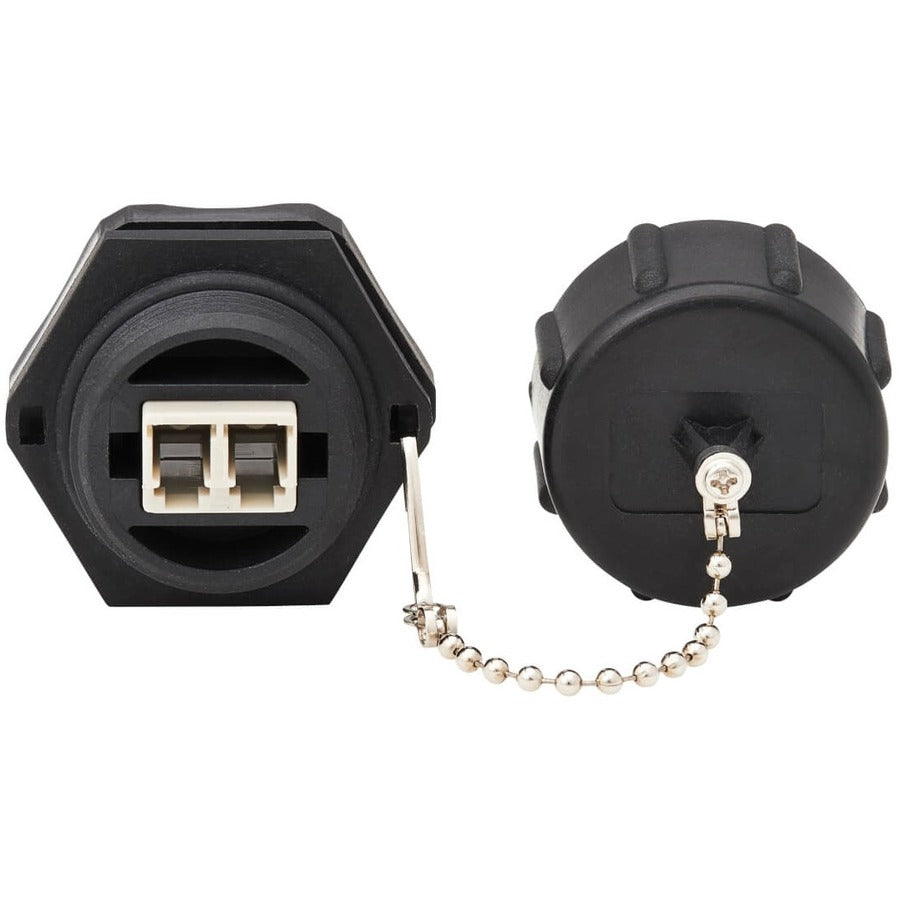 Coupleur de fibre multimode duplex Tripp Lite par Eaton IP68 (LC/LC) N455-BC01-IND