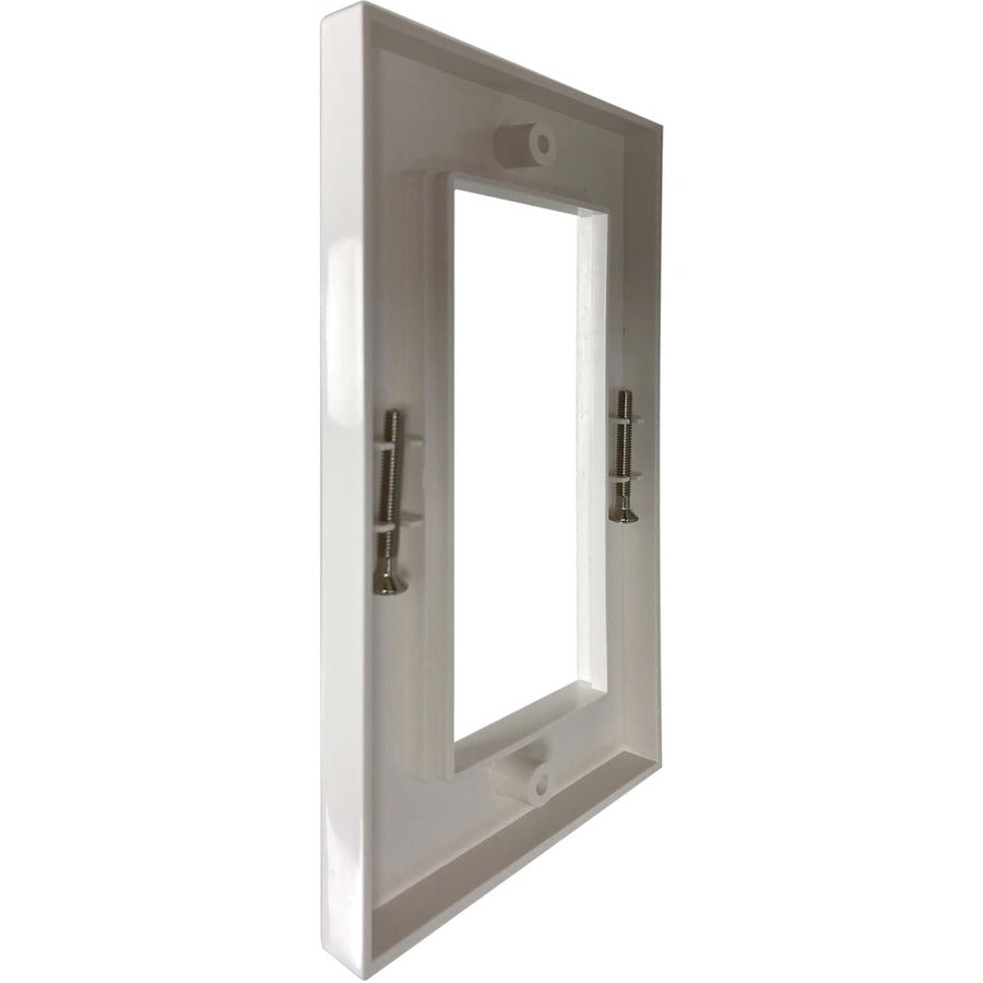 Tripp Lite by Eaton N042U-WF2-2 Cadre double de style britannique pour modules d'insertion Blanc