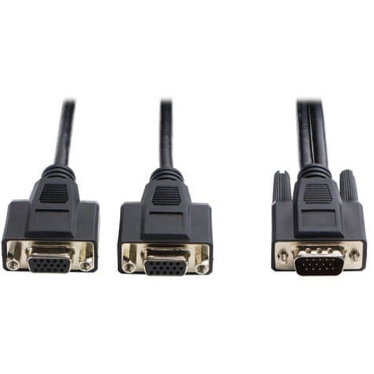 Câble répartiteur en Y pour moniteur VGA Tripp Lite 6 pieds haute résolution HD15 M/2xF 6' P516-006-HR