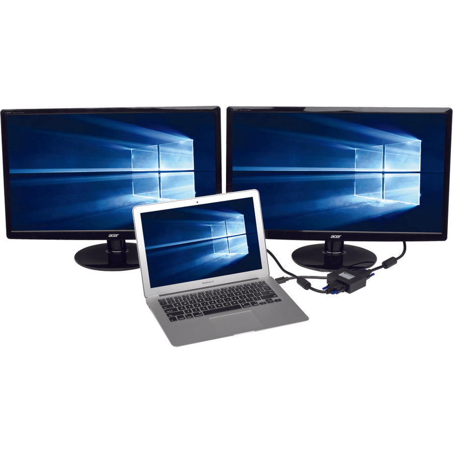 Tripp Lite by Eaton B155-002-DVI-V2 2-Port Mini DisplayPort 1.2 to DVI MST Hub B155-002-DVI-V2