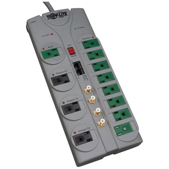 Tripp Lite par Eaton ECO-SURGE Suppresseur de surtension à 12 prises TLP1210SATG
