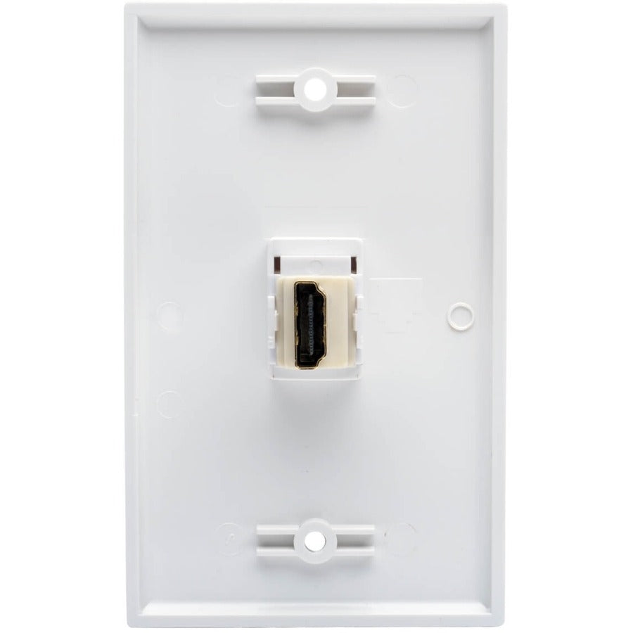 Tripp Lite HDMI Keystone Jack Snap-in Insert Module Coupler F/F White P164-000-KJ-WH