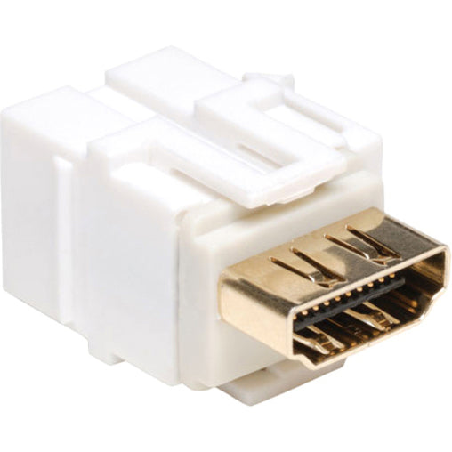 Tripp Lite HDMI Keystone Jack Snap-in Insert Module Coupler F/F White P164-000-KJ-WH
