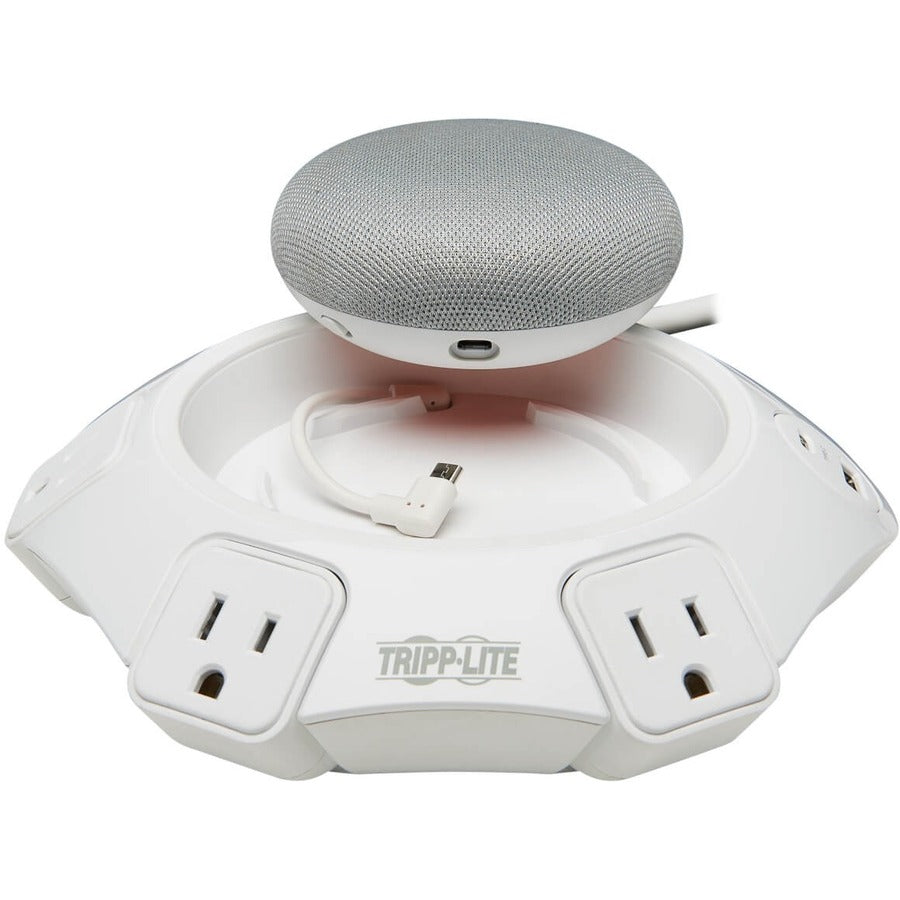 Tripp Lite par Eaton Protégez-le ! TLP48USBCUFO Suppresseur/protecteur de surtension à 4 prises TLP48USBCUFO