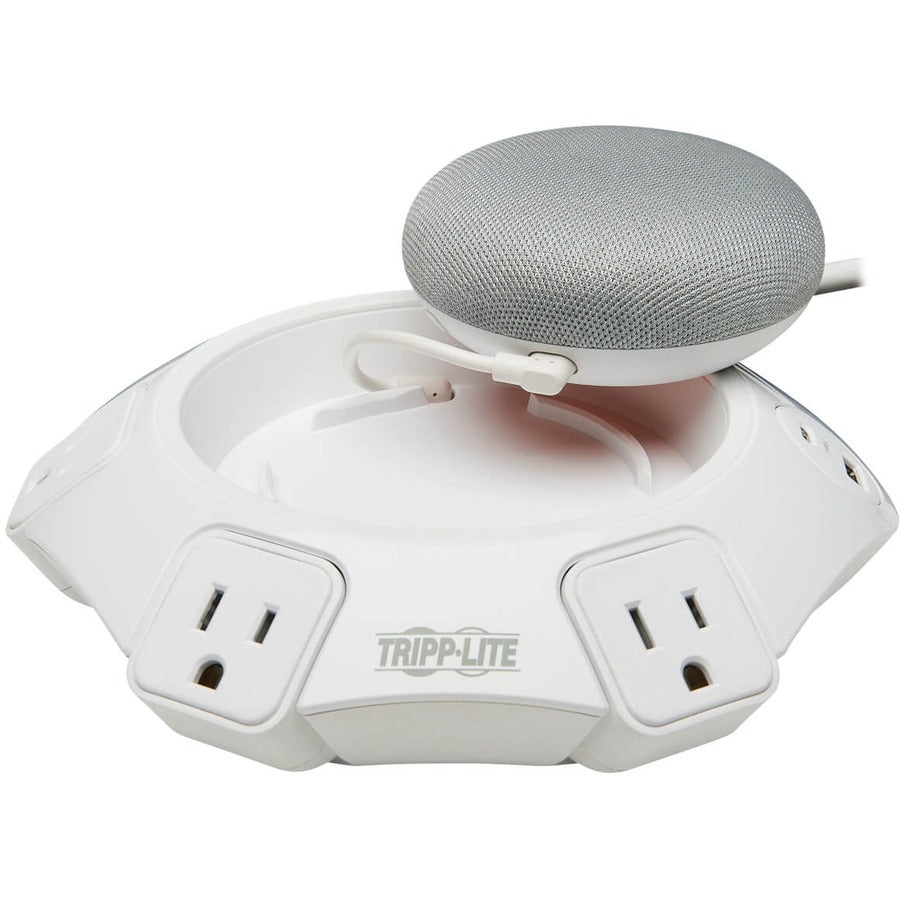 Tripp Lite par Eaton Protégez-le ! TLP48USBCUFO Suppresseur/protecteur de surtension à 4 prises TLP48USBCUFO