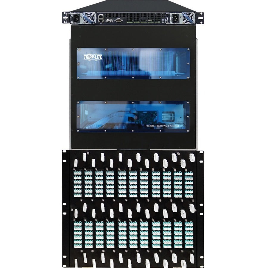 Tripp Lite by Eaton Robotic Fiber Panel System - 512 Multimode LC Fiber Ports, 10U NRFP-500MM-CP