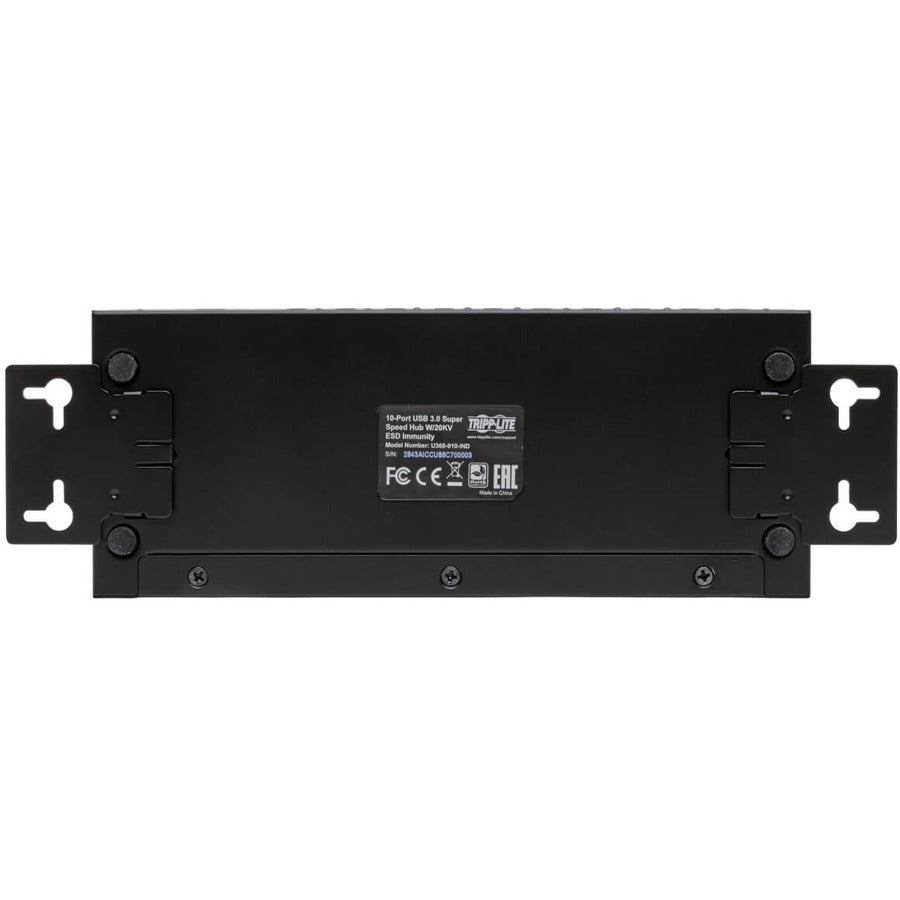Tripp Lite by Eaton U360-010-IND Hub USB 3.0 SuperSpeed 10 ports de qualité industrielle U360-010-IND