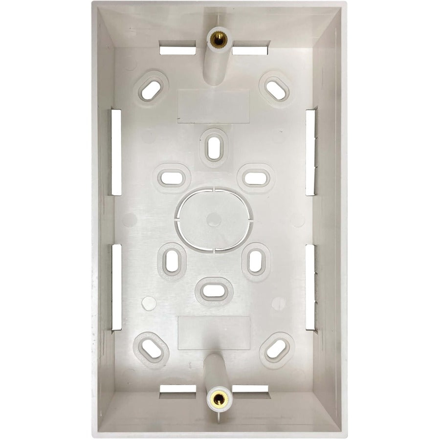 Tripp Lite by Eaton N042U-MB2 Boîte de montage pour plaque murale, appareil audio/vidéo, cinéma maison, façade – Blanc – Conforme TAA N042U-MB2
