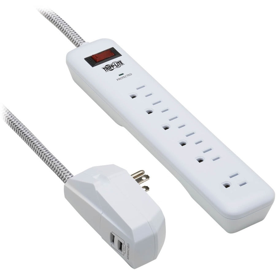 Tripp Lite by Eaton Protect It! TLP616USB 7-Outlet Surge Suppressor/Protector TLP616USB