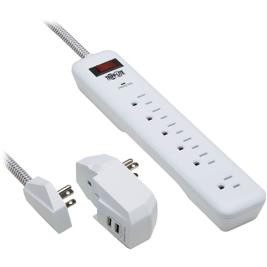 Tripp Lite by Eaton Protect It! TLP616USB 7-Outlet Surge Suppressor/Protector TLP616USB