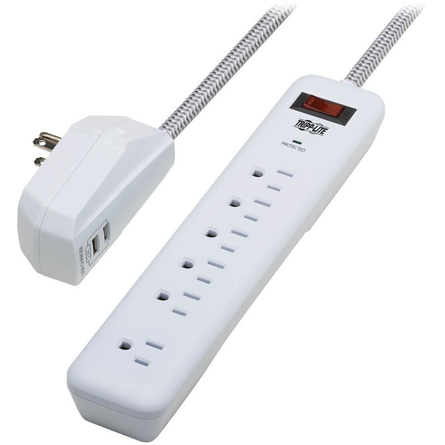Tripp Lite by Eaton Protect It! TLP616USB 7-Outlet Surge Suppressor/Protector TLP616USB