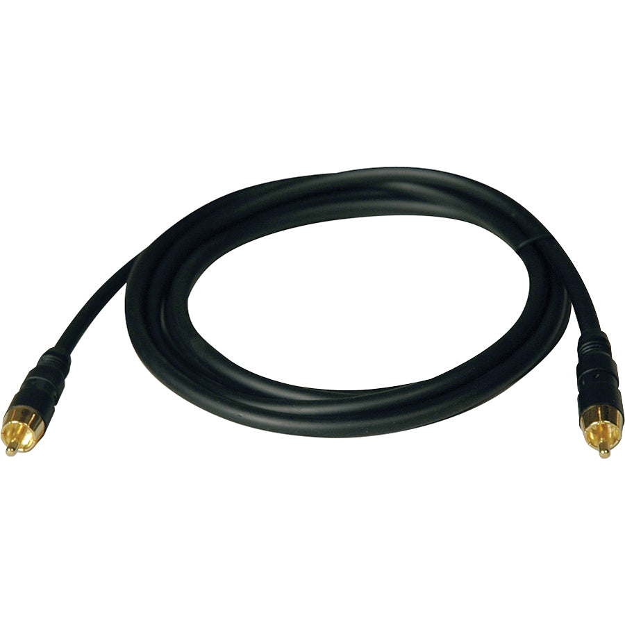Tripp Lite 6 pieds Home Cinéma RF câble audio coaxial numérique doré RCA M/M 6' A060-006