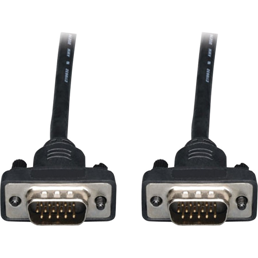 Tripp Lite 3ft VGA Coax Monitor Cable Low Profile with RGB High Resolution HD15 M/M 3' P502-003-SM