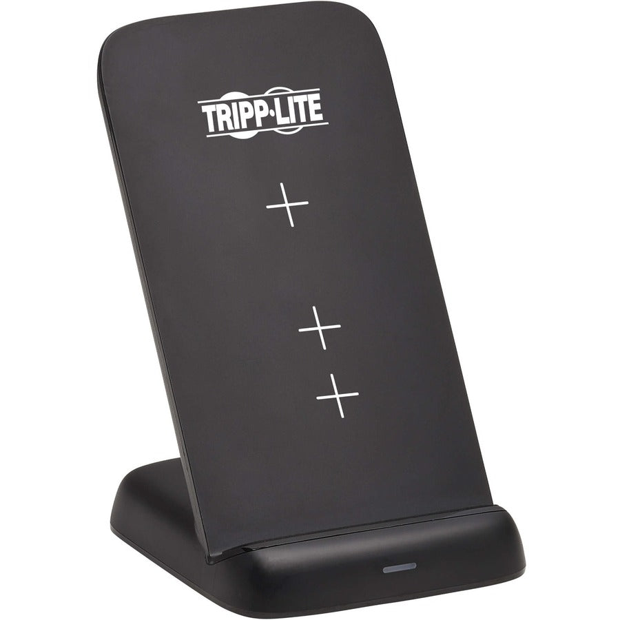 Tripp Lite by Eaton Support de charge rapide sans fil 10 W avec adaptateur secteur international, noir U280-Q01ST-P-BK