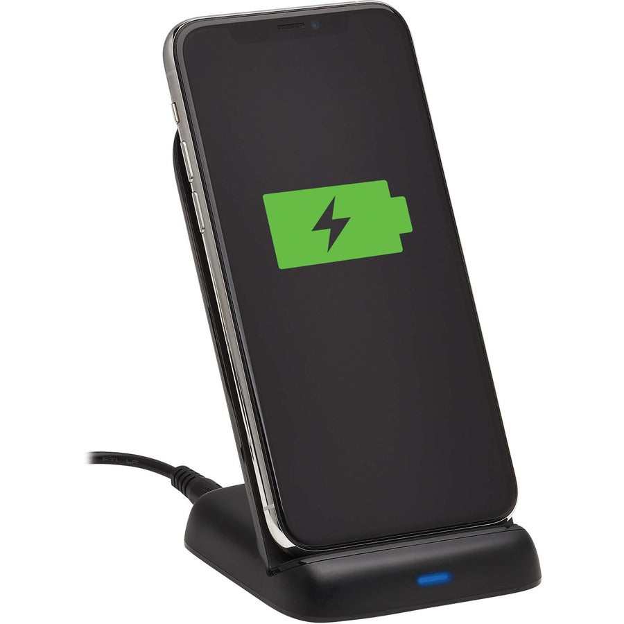 Tripp Lite by Eaton Support de charge rapide sans fil 10 W avec adaptateur secteur international, noir U280-Q01ST-P-BK