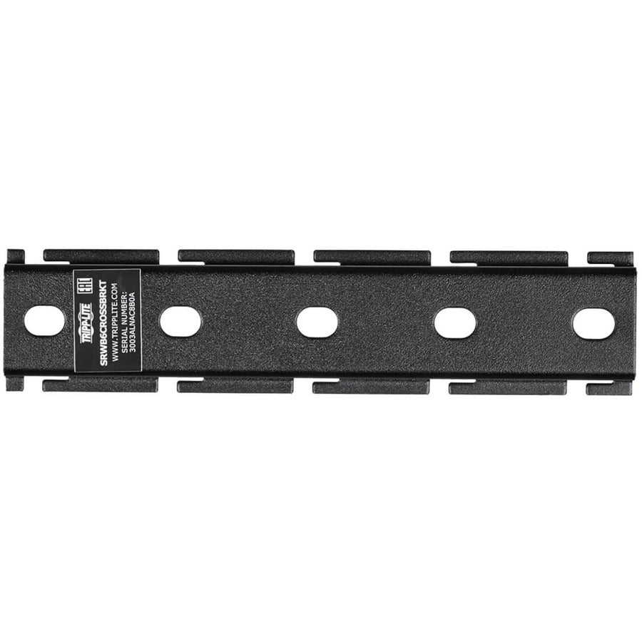 Tripp Lite by Eaton SRWB6CROSSBRKT Mounting Bracket for Cable Tray - Black SRWB6CROSSBRKT