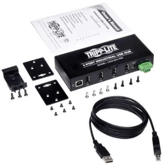 Tripp Lite 24 ports Cat5e Cat5 panneau de brassage de traversée montage en rack 1URM RJ45 Ethernet TAA N054-024