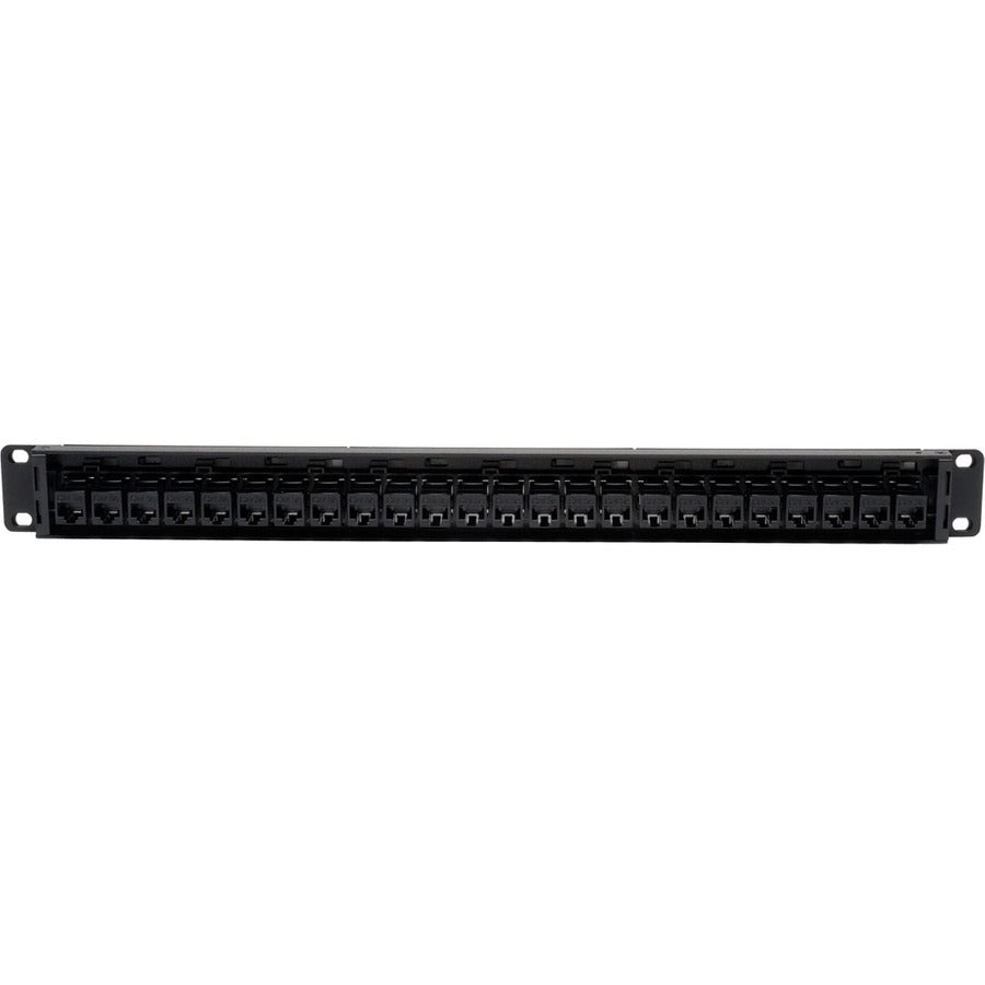 Tripp Lite 24 ports Cat5e Cat5 panneau de brassage de traversée montage en rack 1URM RJ45 Ethernet TAA N054-024