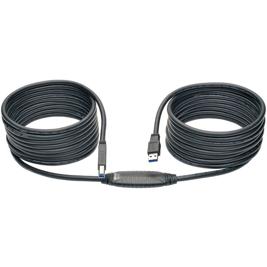 Tripp Lite by Eaton 25ft. SuperSpeed USB3.0 A/B Active Device Cable (A Male to B Male) U328-025