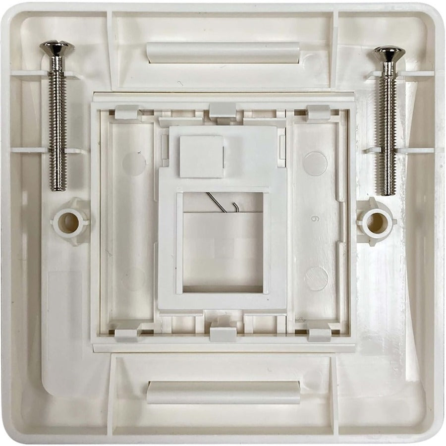 Tripp Lite by Eaton Plaque murale 1 port de style britannique, module à volet non chargé, blanc N042U-WK1-S