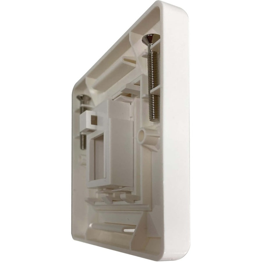 Tripp Lite by Eaton Plaque murale 1 port de style britannique, module à volet non chargé, blanc N042U-WK1-S