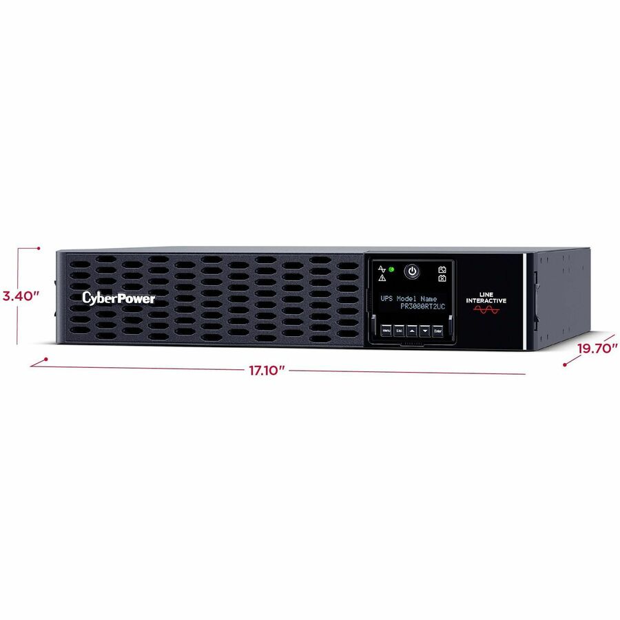 CyberPower Smart App Sinewave PR3000RT2UC Onduleur rack/tour 3 000 VA PR3000RT2UC