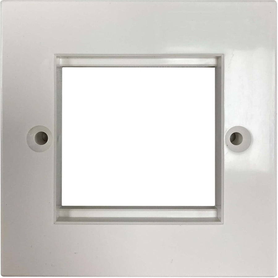 Tripp Lite by Eaton Cadre de gang simple de style britannique pour modules d'insertion, blanc N042U-WF1-2