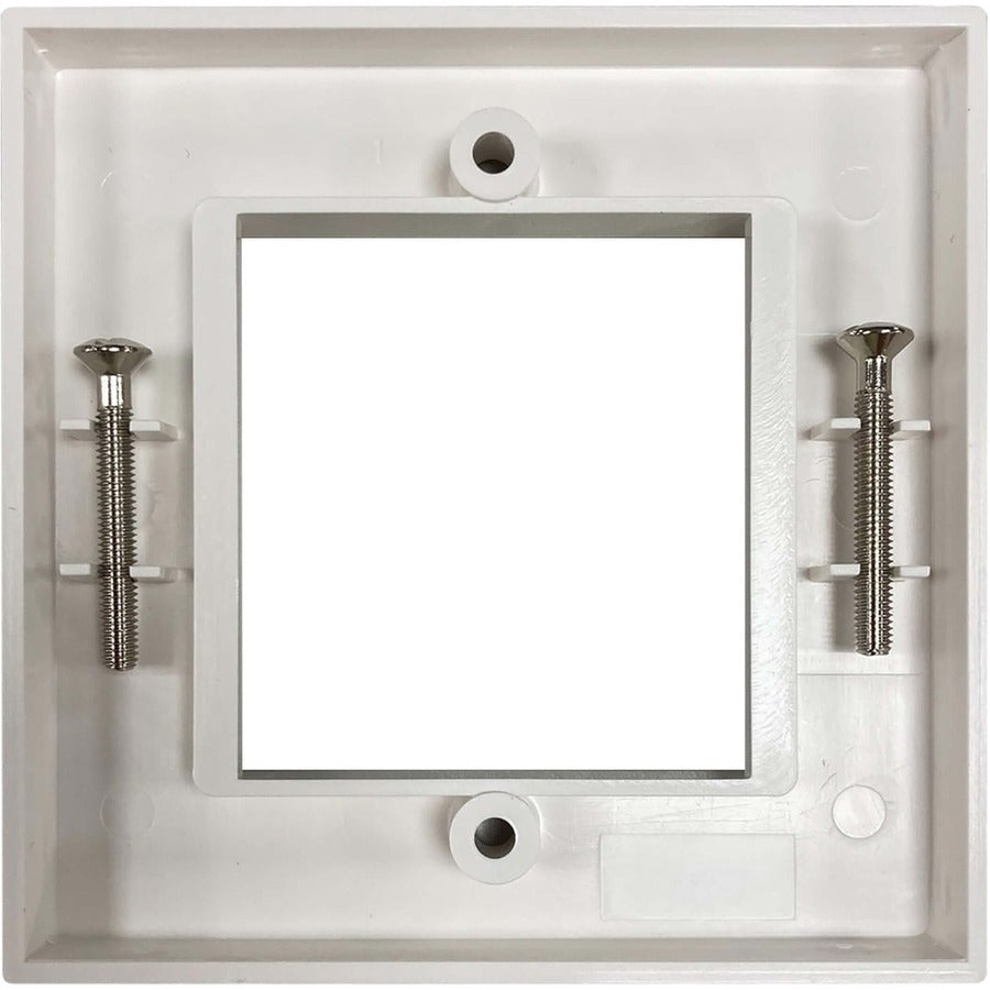 Tripp Lite by Eaton Cadre de gang simple de style britannique pour modules d'insertion, blanc N042U-WF1-2