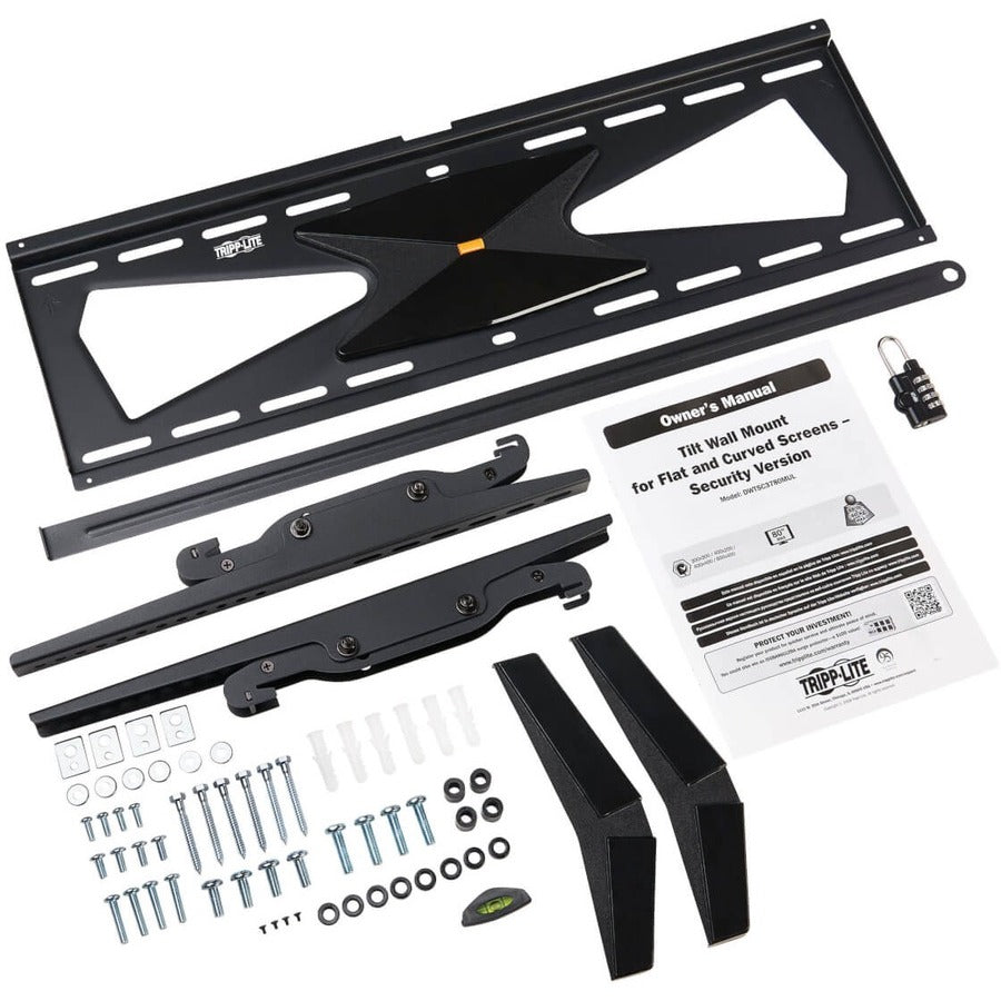 Tripp Lite by Eaton DWTSC3780MUL Wall Mount for Flat Panel Display, Monitor, TV - Black DWTSC3780MUL