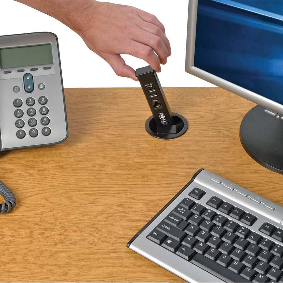 Tripp Lite par Eaton Protégez-le ! Suppresseur/protecteur de surtension à 3 prises TLP310DMUSB TLP310DMUSB