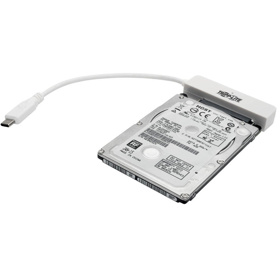 Tripp Lite by Eaton U438-06N-G1-W Câble adaptateur USB 3.1 Gen 1 vers SATA III Blanc U438-06N-G1-W