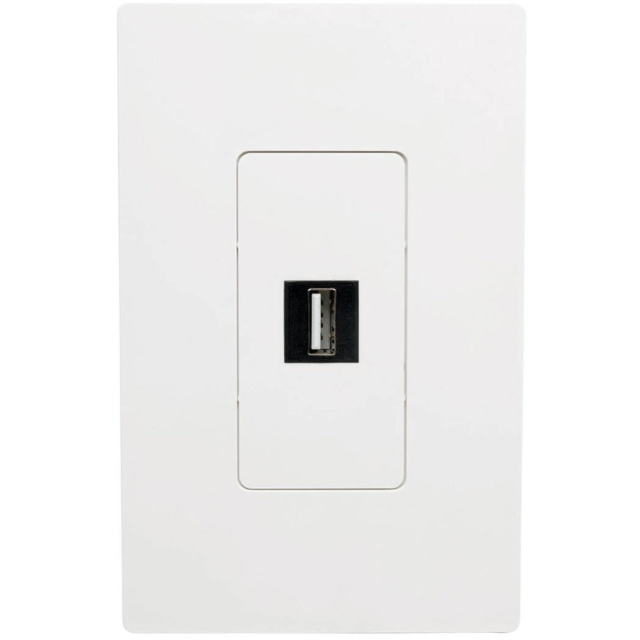Tripp Lite by Eaton USB 2.0 All-in-One Keystone/Panel Mount Coupler (F/F), Black U060-000-KP-BK
