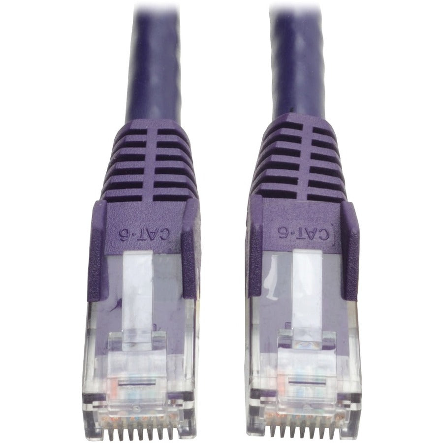 Tripp Lite by Eaton 150-ft. Cat6 Gigabit Snagless Molded Patch Cable (RJ45 M/M) - Purple N201-150-PU