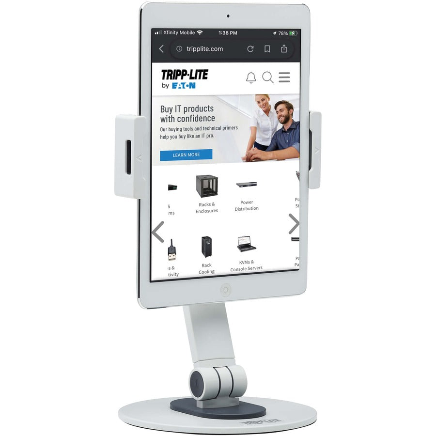 Tripp Lite by Eaton DMTB413 Support de bureau pour smartphone, tablette, iPad, appareil mobile - Blanc DMTB413