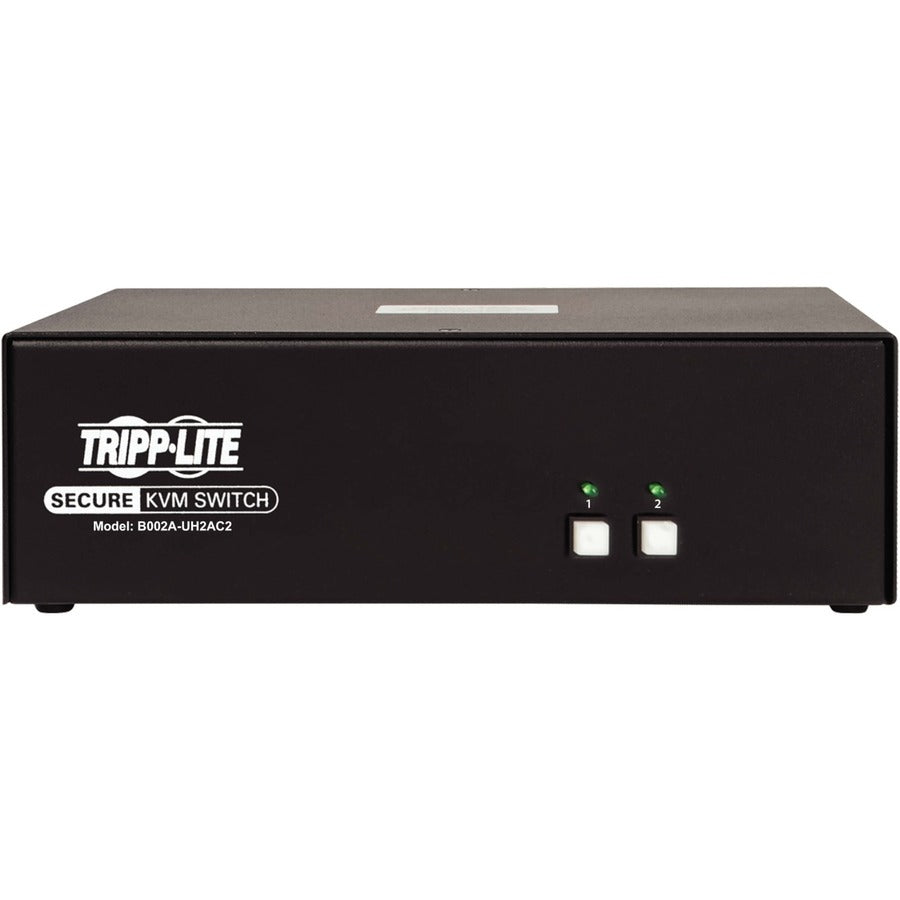 Commutateur KVM sécurisé Tripp Lite by Eaton à 2 ports, HDMI - 4K, NIAP PP3.0, audio, CAC, TAA B002A-UH2AC2